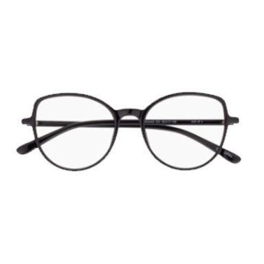 Lunettes rondes noires pour femme, 100 % Santé
