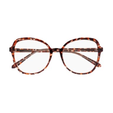 Lunettes femme grand format écaille brune, collection 100 % Santé
