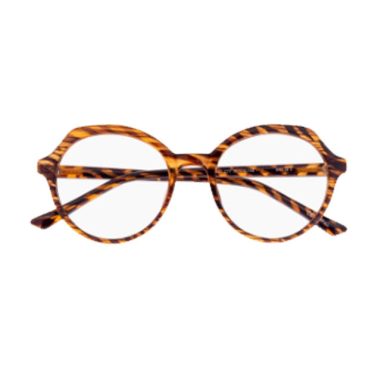 Lunettes rondes écaille miel pour femme, 100 % Santé
